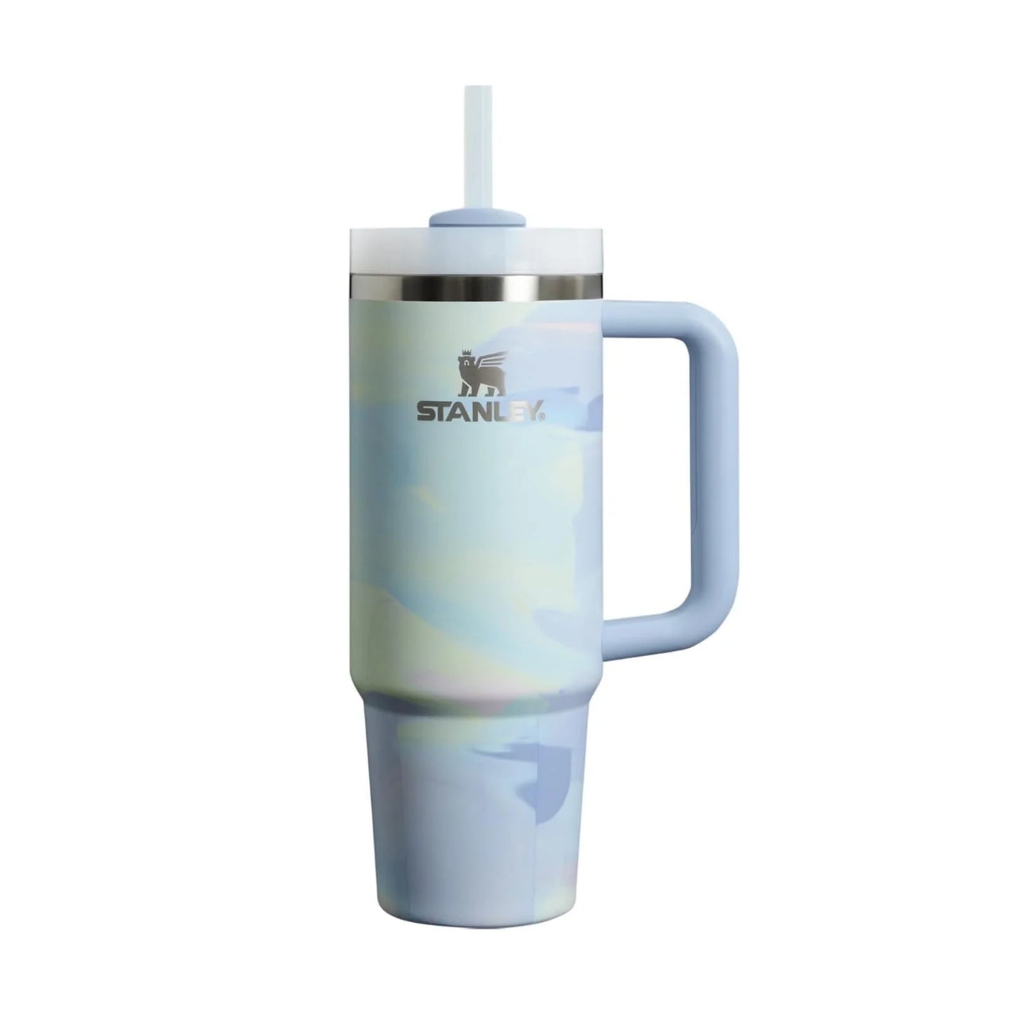 40oz Printed Stanley Tumbler – Premium Insulated Travel Mug | Leak-Proof Lid | Hot & Cold Drinks-Cool Serene