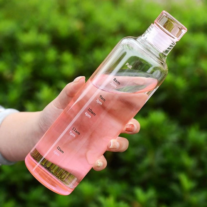 Transparent Plastic Water Bottle 500ml Durable Lightweight And Easy To Carry