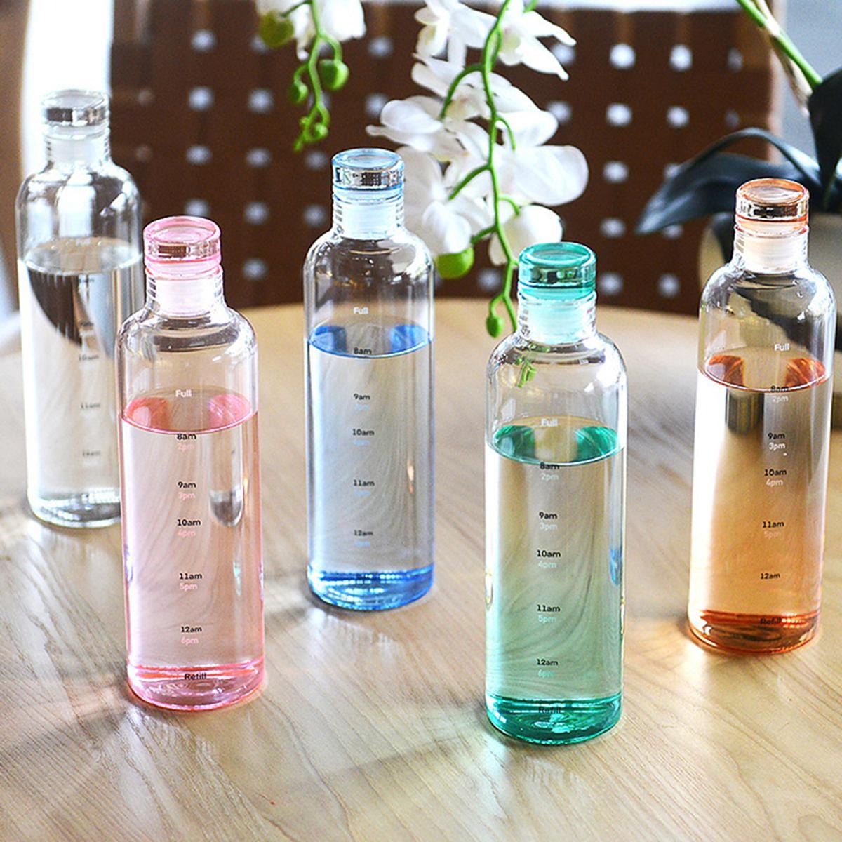 Transparent Plastic Water Bottle 500ml Durable Lightweight And Easy To Carry
