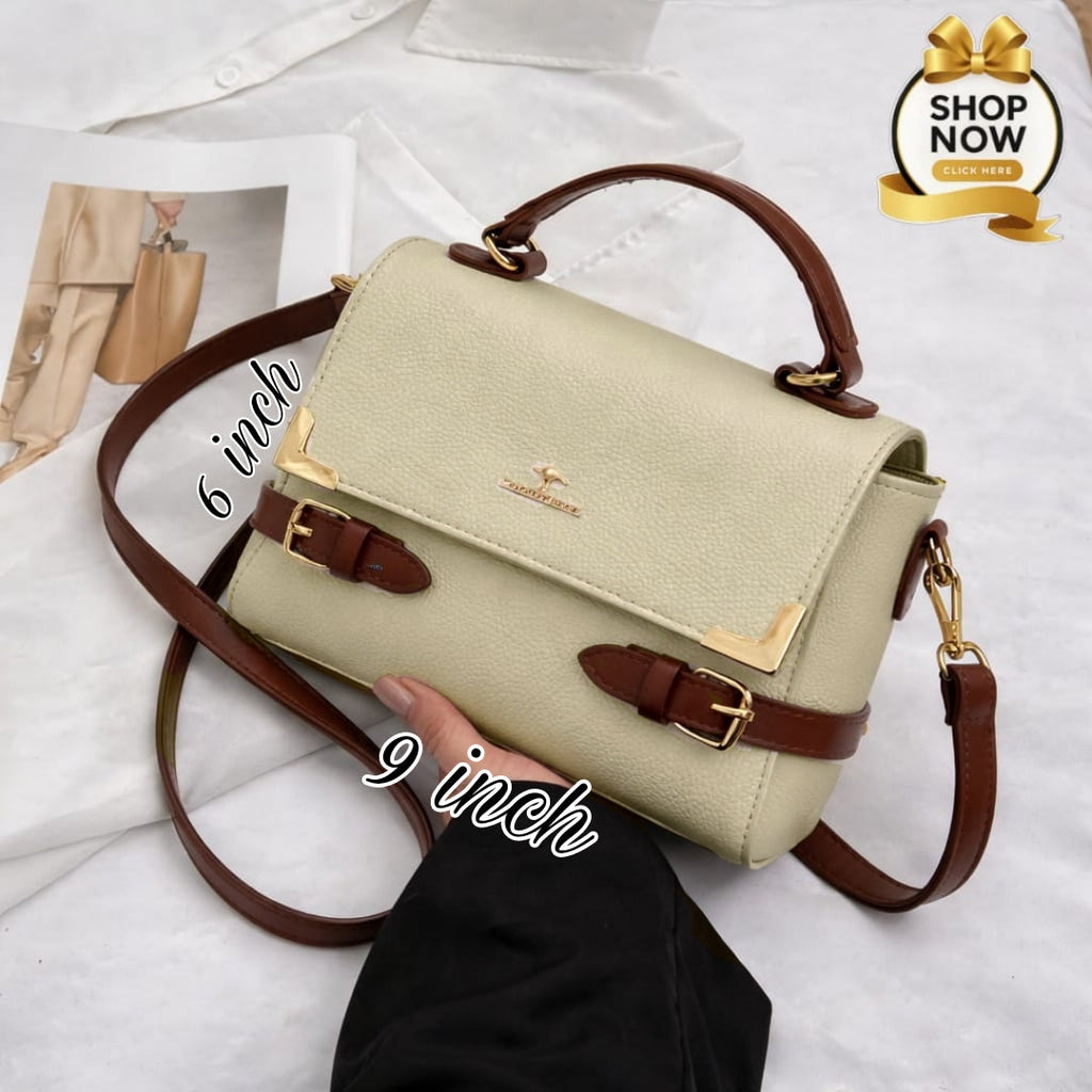 The Mono Carry Crossbody Bag Stylish Leatherette Design With Adjustable Strap