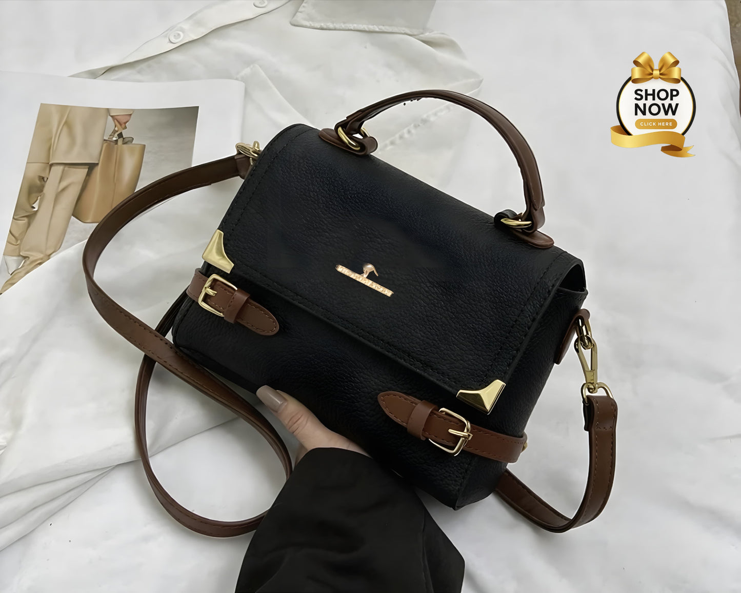 The Mono Carry Crossbody Bag Stylish Leatherette Design With Adjustable Strap