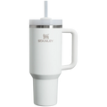 40oz Printed Stanley Tumbler – Premium Insulated Travel Mug | Leak-Proof Lid | Hot & Cold Drinks- Stanley White