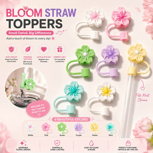 Flower Straw Stopper for Stanley Tumbler