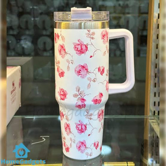 Blue Floral tumbler 40oz