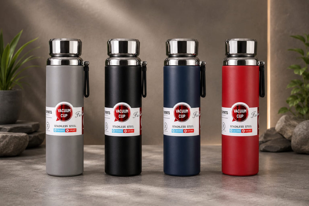 Good Quality Stainless Steel Water Bottle 800ml / 1000ml – Premium Vacuum Insulated Leakproof Bottle