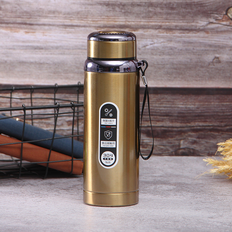 Premium 800ml & 1000ml Stainless Steel Water Bottle | Vacuum Insulated Leakproof Flask for Hot & Cold Drinks