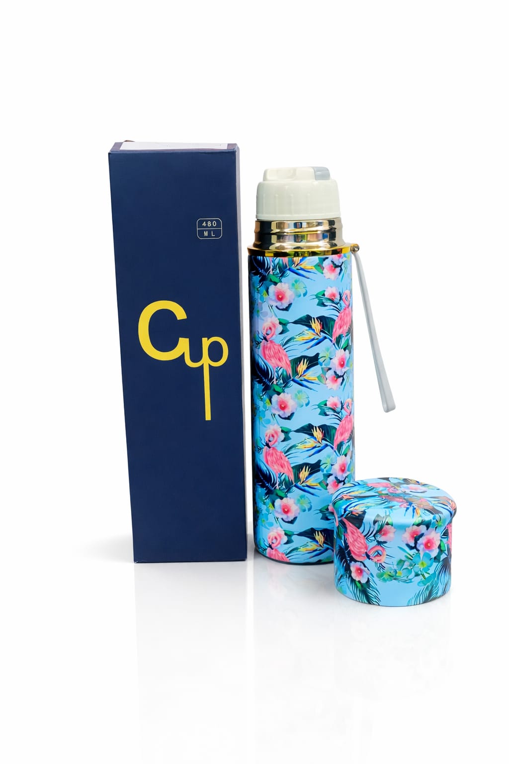 Premium 550ml Stainless Steel Water Bottle | Vacuum Insulated Leakproof Flask for Hot & Cold Drinks