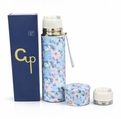 Premium 550ml Stainless Steel Water Bottle | Vacuum Insulated Leakproof Flask for Hot & Cold Drinks