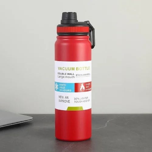 800ml & 1000ml Nozzle Stainless Steel Water Bottle | Vacuum Insulated Hot & Cold Bottle
