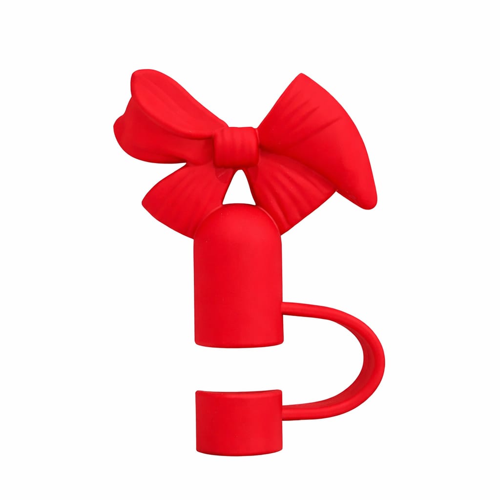 Cute Bow Straw Cover Cap