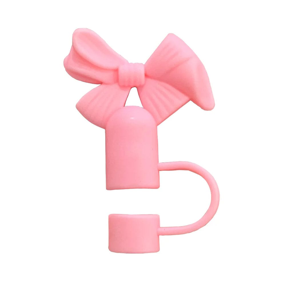 Cute Bow Straw Cover Cap