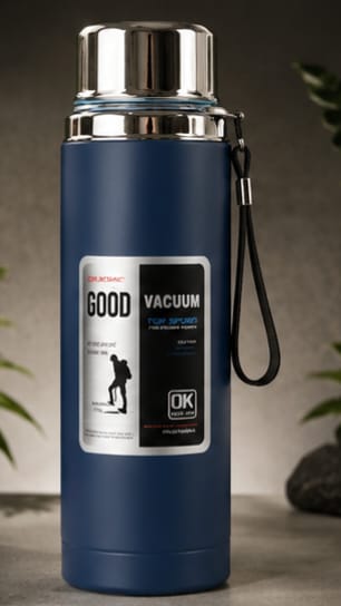 Good Vacuum Stainless Steel Bottle 800ml / 1000ml – Double Wall Insulated Leakproof Water Flask