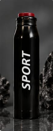 750ml Sports Water Bottle – Stainless Steel Insulated Leakproof Bottle for Gym, Travel & Outdoor Use