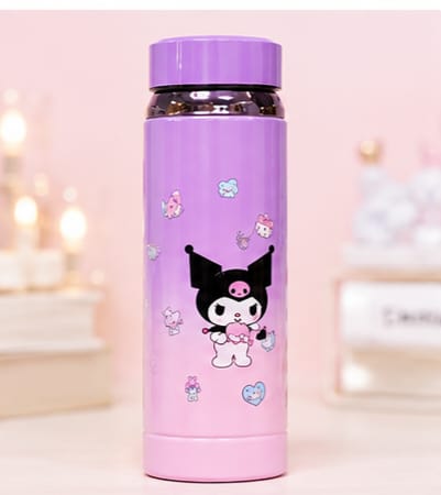 Cartoon Design Stainless Steel Water Bottle 800ml / 1000ml – Insulated Leakproof Vacuum Flask for Kids & Adults