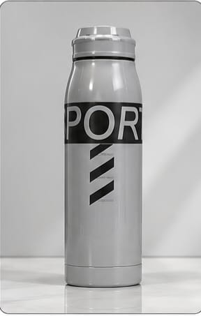 750ml Sports Water Bottle – Stainless Steel Insulated Leakproof Bottle for Gym, Travel & Outdoor Use