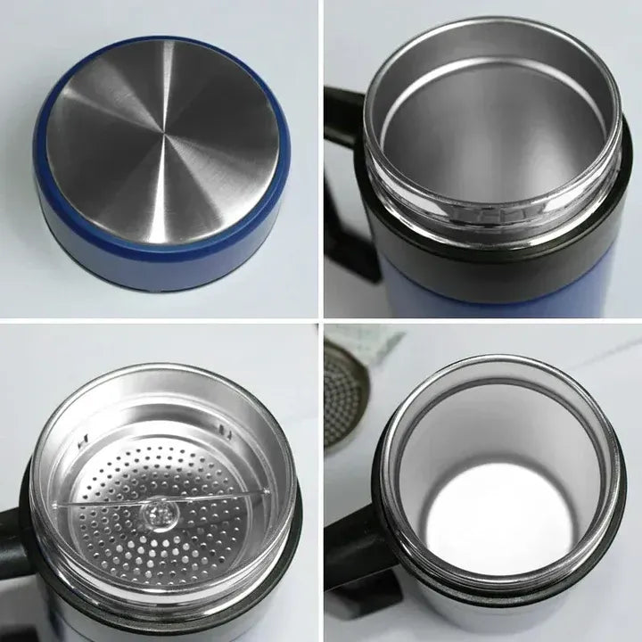 510ml Premium Stainless Steel Coffee Cup | Insulated Travel Mug with Lid | Hot & Cold Beverage Cup